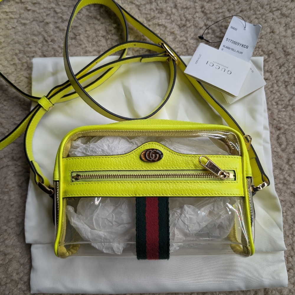 Gucci ophidia clear crossbody